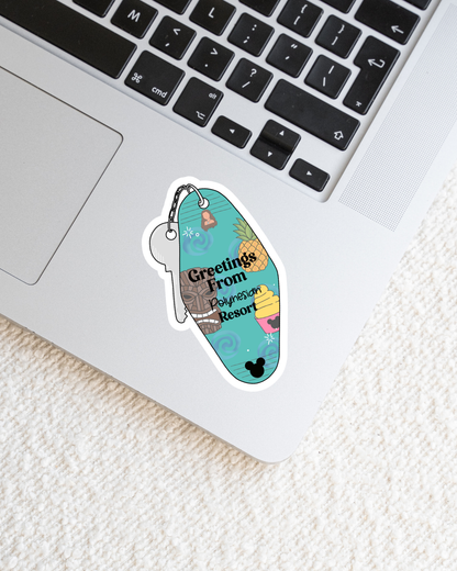 Greetings From Magical Resort Vinyl Stickers