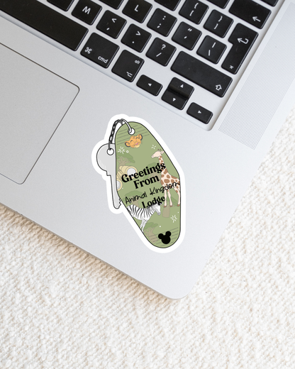 Greetings From Magical Resort Vinyl Stickers