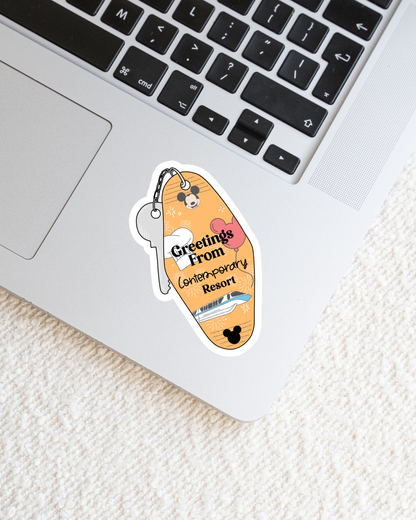 Greetings From Magical Resort Vinyl Stickers