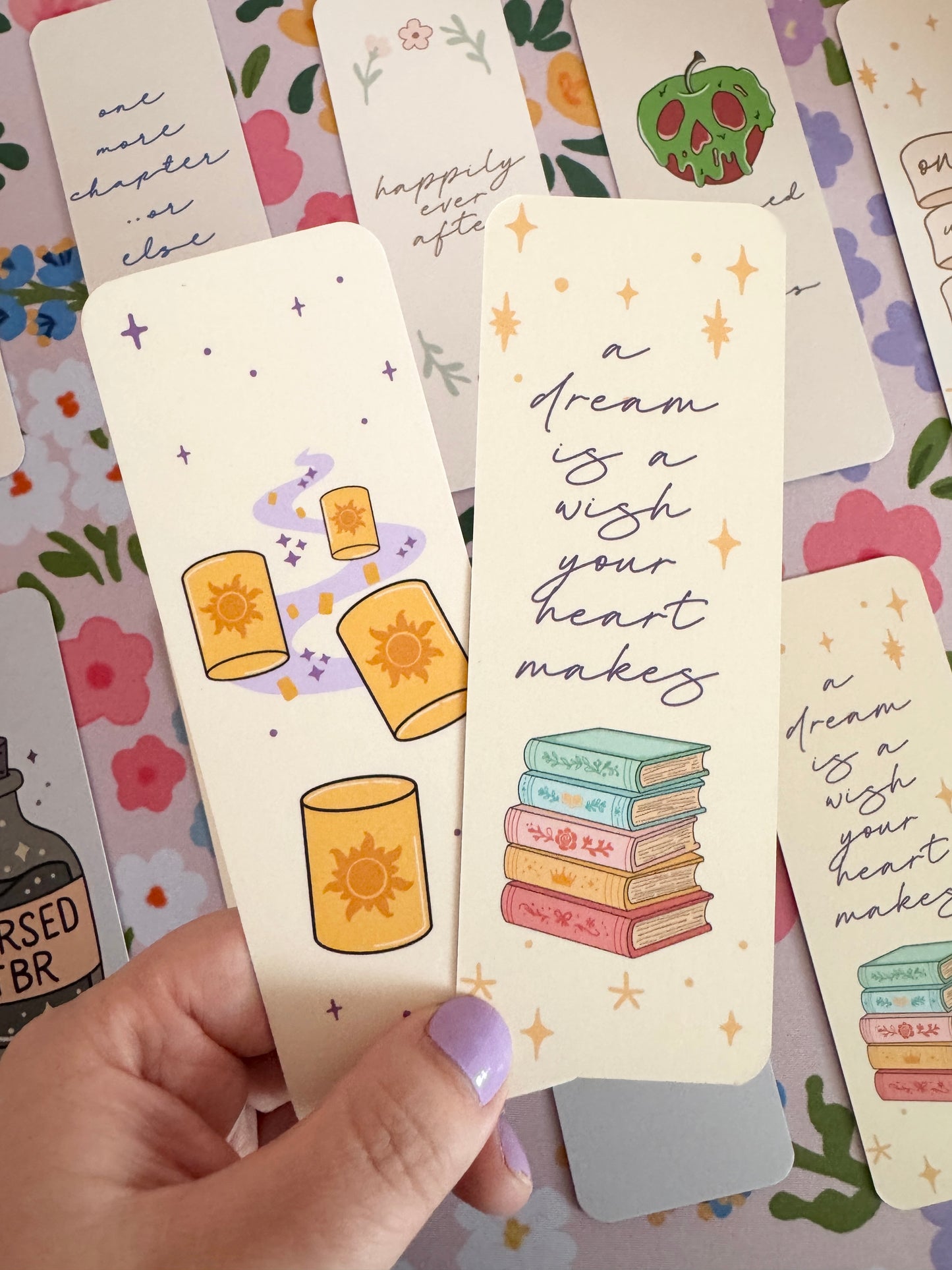 Floating Lanterns Bookmark