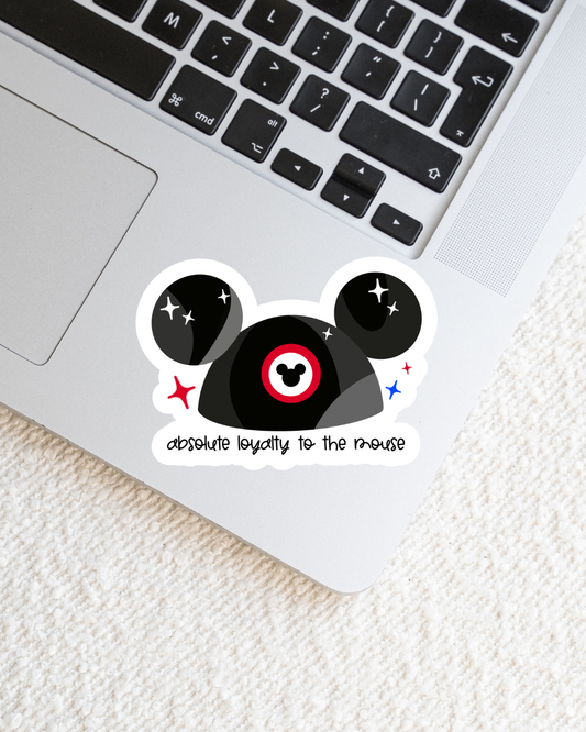 Loyalty To The Mouse Vinyl Sticker