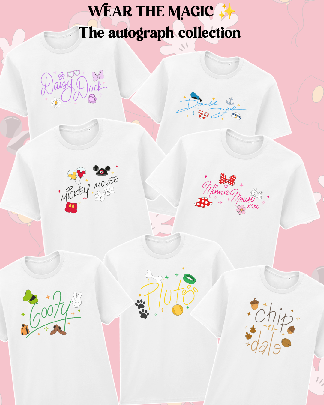 Magical Autograph T-Shirt Collection