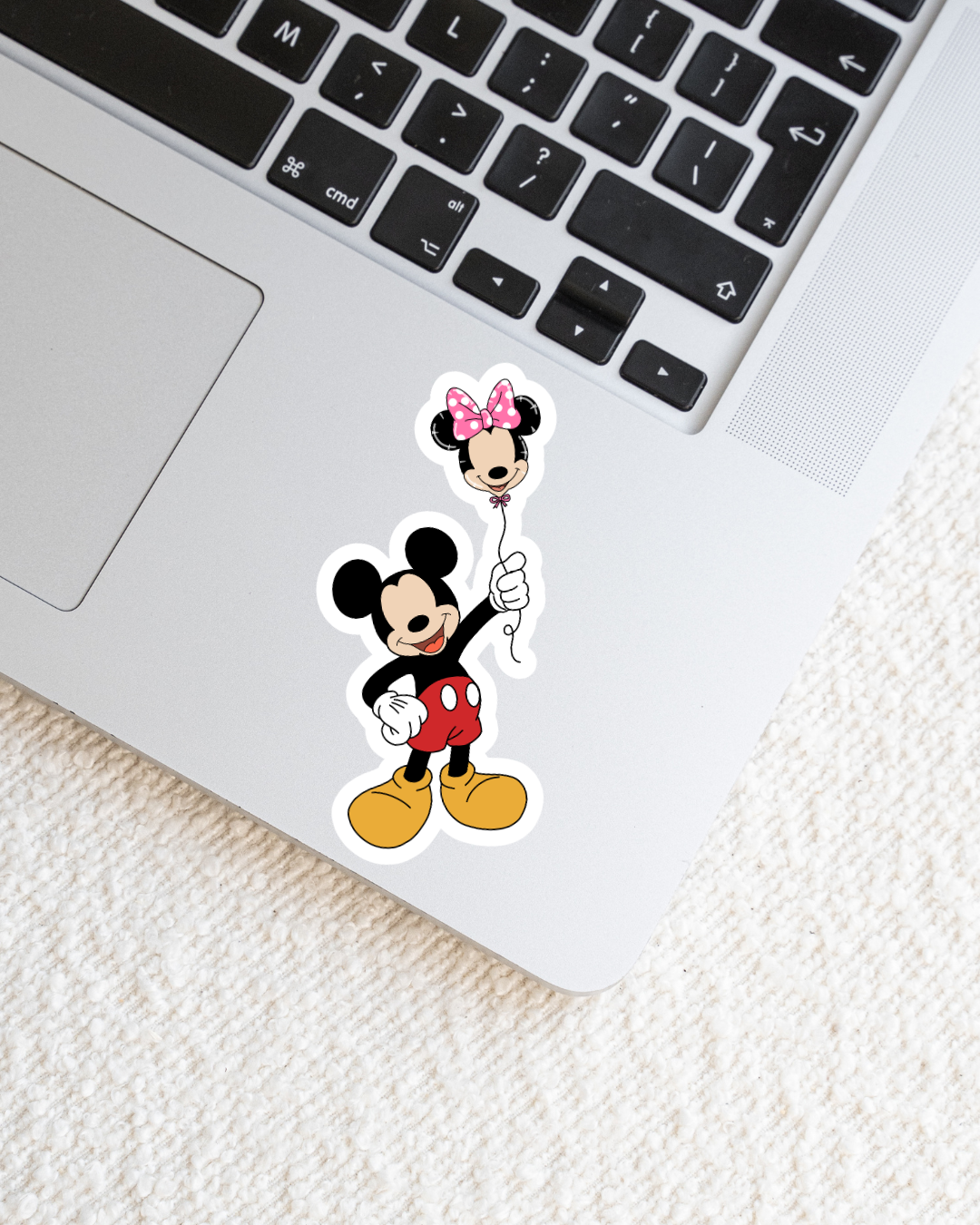 Magical Mouse with Balloon Vinyl Sticker