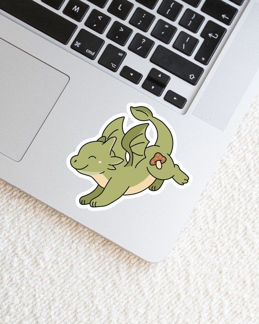 Earth Dragon Vinyl Sticker