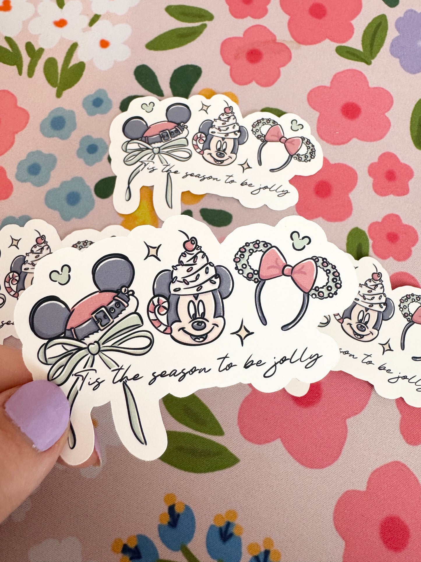'tis the season to be jolly Magical Vinyl Sticker