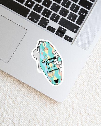 Greetings From Magical Resort Vinyl Stickers