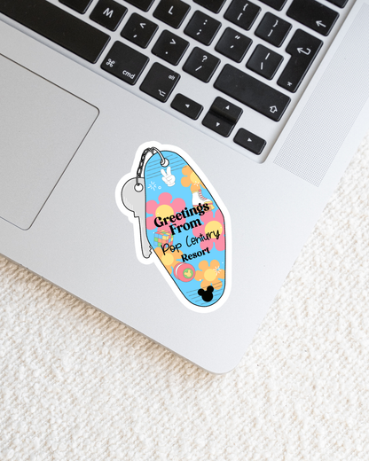 Greetings From Magical Resort Vinyl Stickers