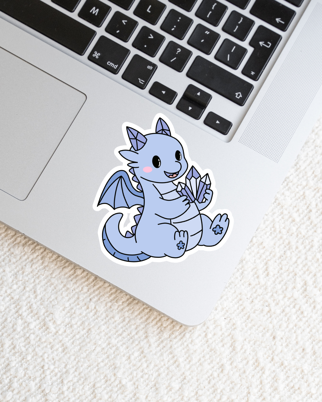 Crystal Dragon Vinyl Sticker