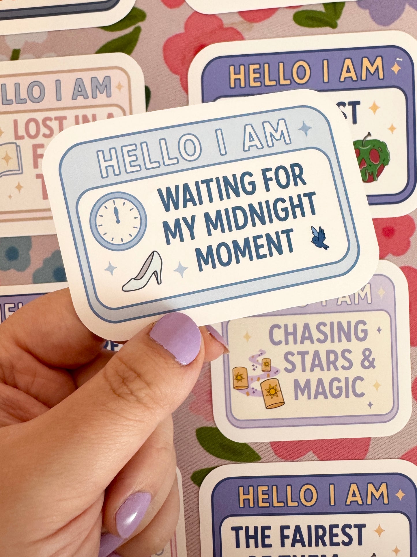 Hello I Am Waiting For My Midnight Moment Vinyl Sticker