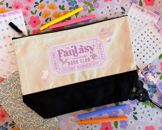 Fantasy Book Club Bookish Pouch