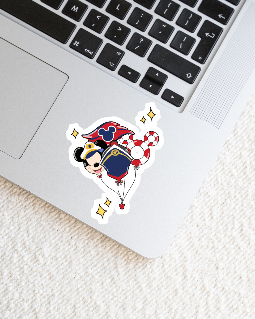 Magical Cruise Balloon Clear Sticker