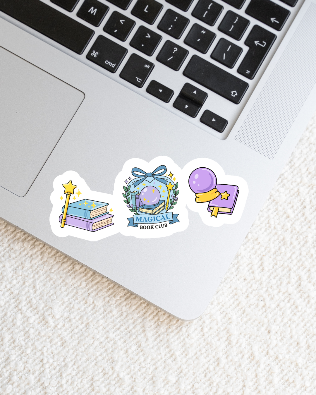 Magical Book Club Trio Vinyl Sticker