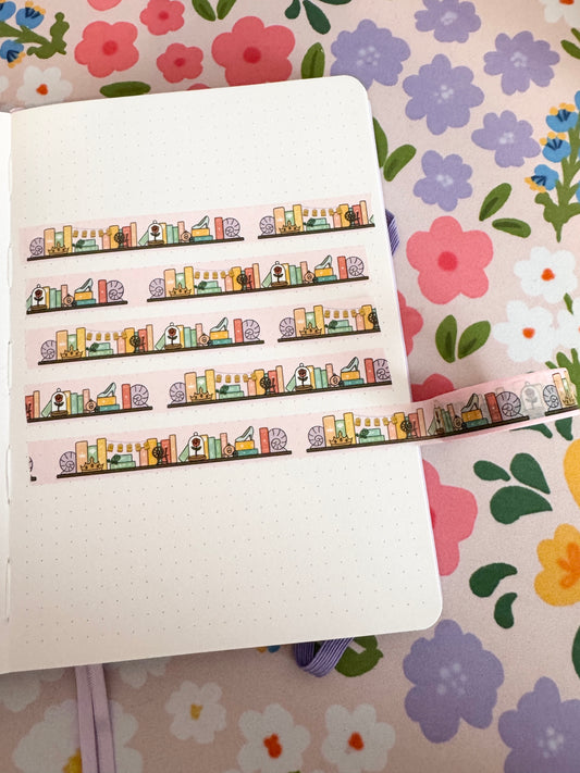 15mm Princess Bookshelf Washi Tape