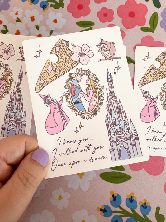 Once Upon a Dream Large Vinyl Sticker