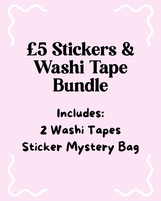 £5 Washi & Sticker Mystery Bundle