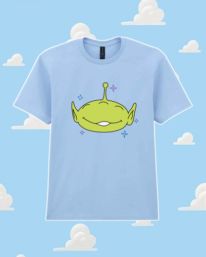 LGM Green Alien Big Face T-Shirt