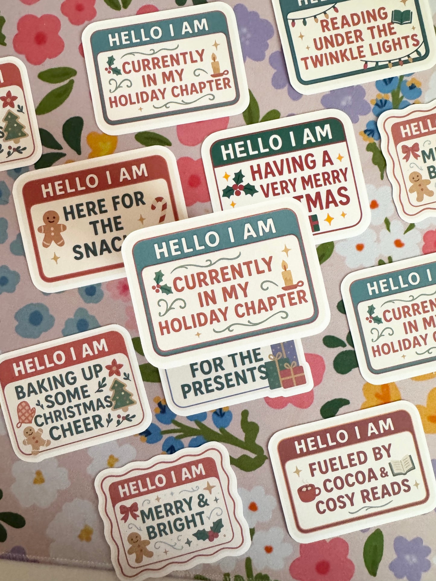 Hello I Am In My Holiday Chapter Vinyl Sticker