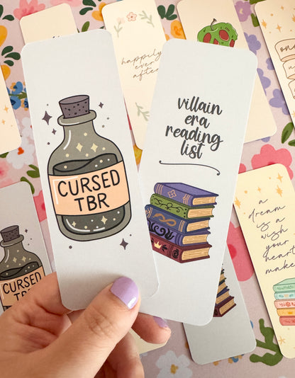Cursed TBR Bookmark