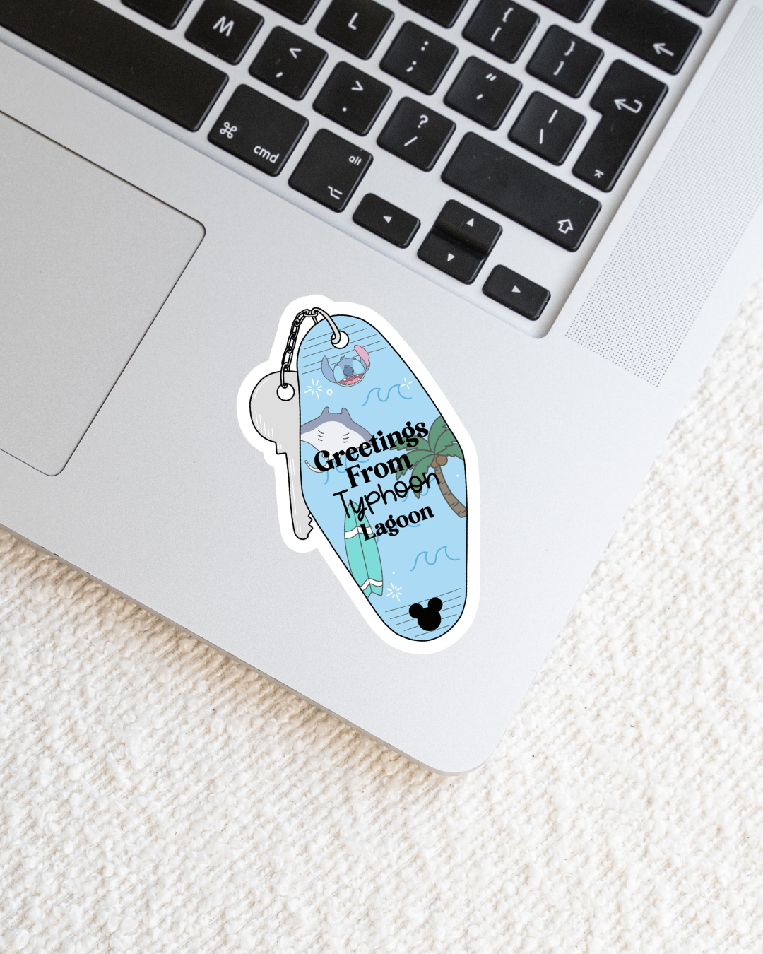 Greetings From Magical Parks Vinyl Stickers