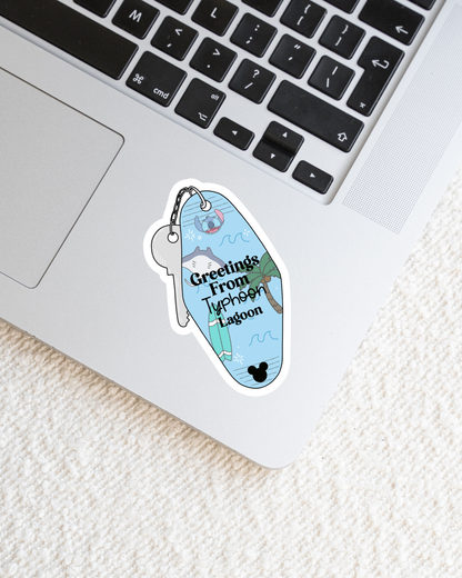 Greetings From Magical Parks Vinyl Stickers