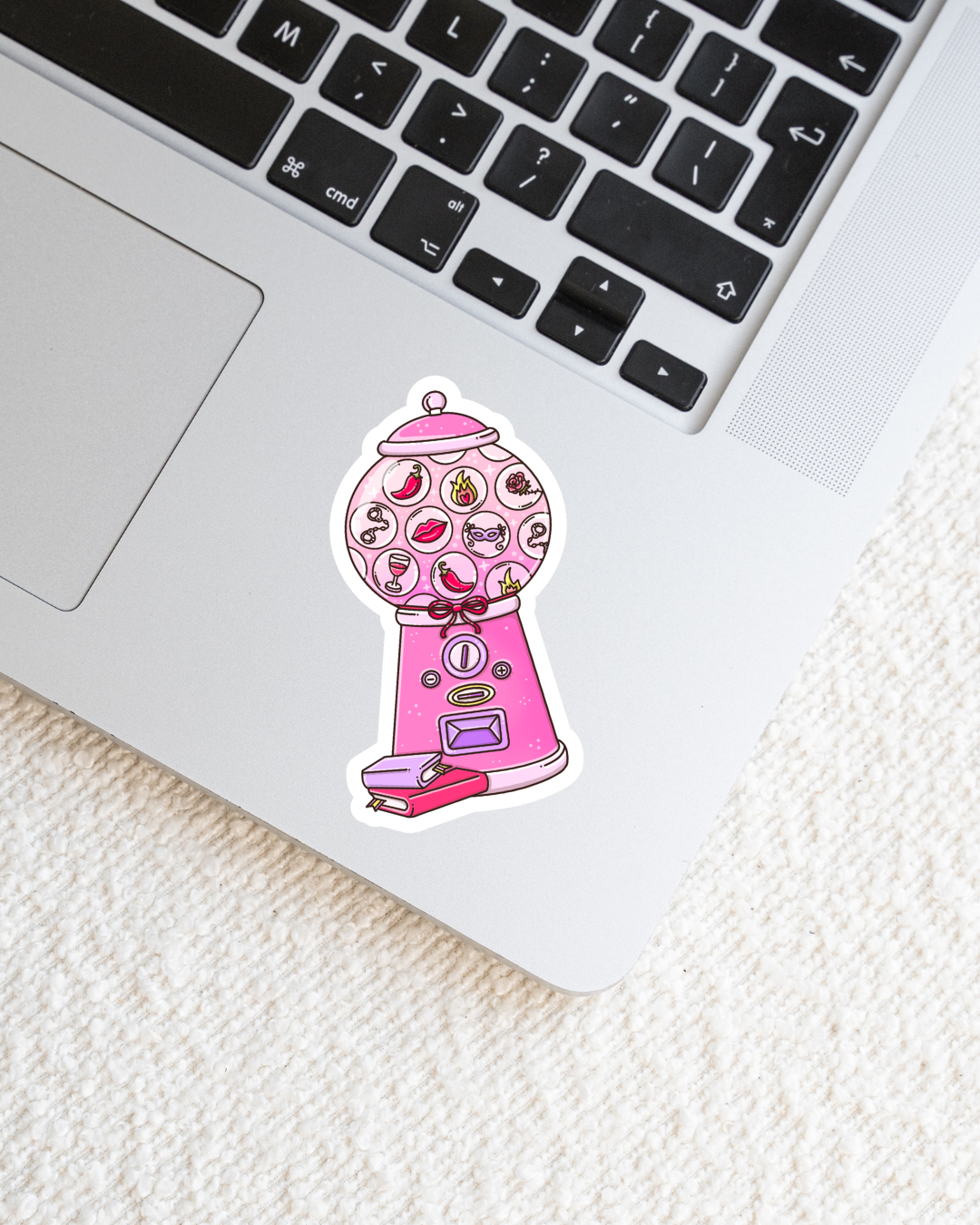 Smut Bookish Gumball Machine Vinyl Sticker
