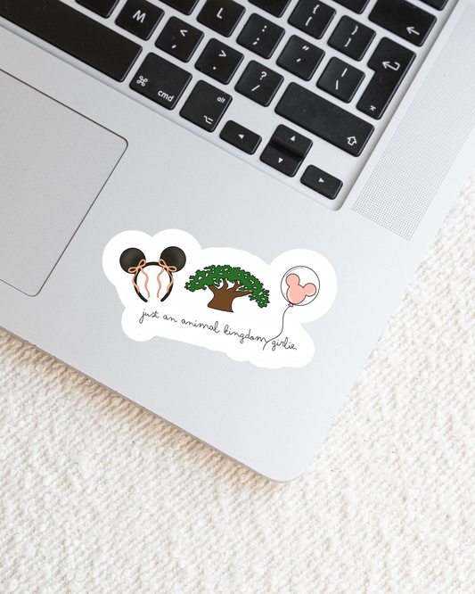 Animal Kingdom Girlie Magical Vinyl Sticker