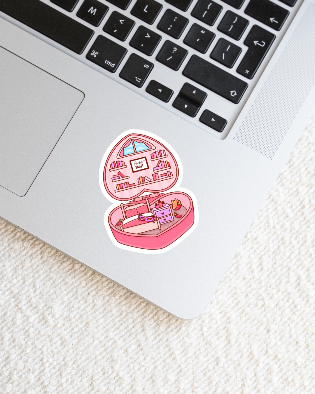 Smut Book Pocket World Vinyl Sticker