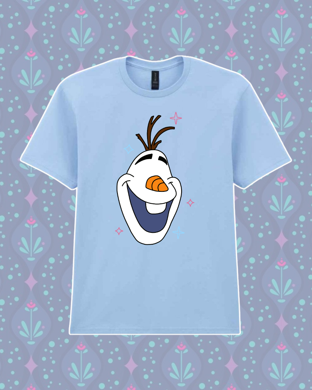 Loveable Snowman Big Face T-Shirt