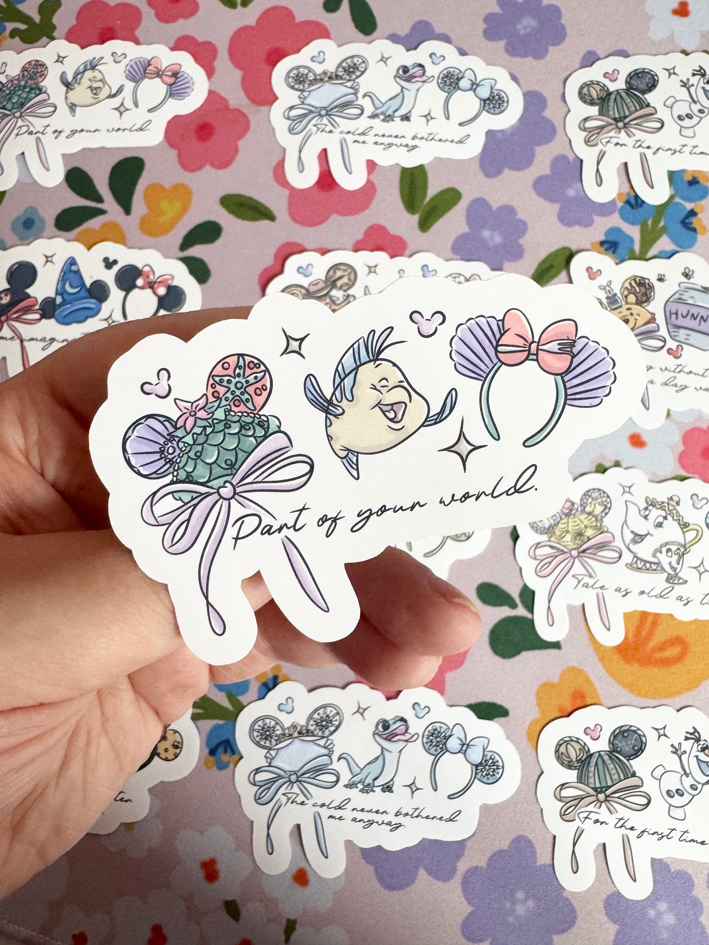 Part Of Your World Magical Vinyl Sticker