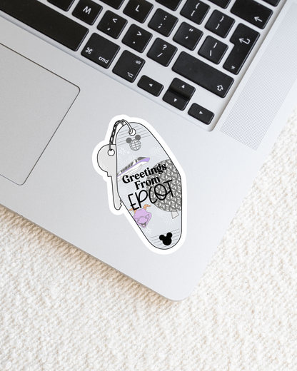 Greetings From Magical Parks Vinyl Stickers