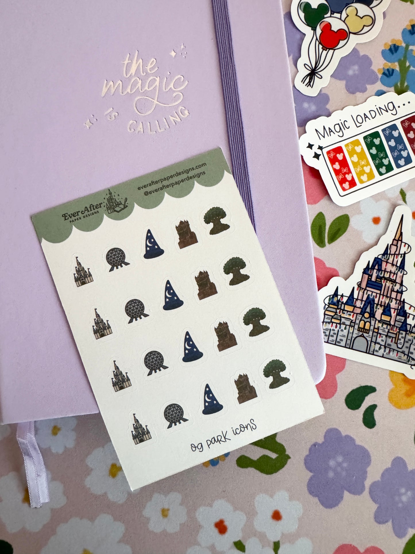 OG Park Icons Sticker Sheet