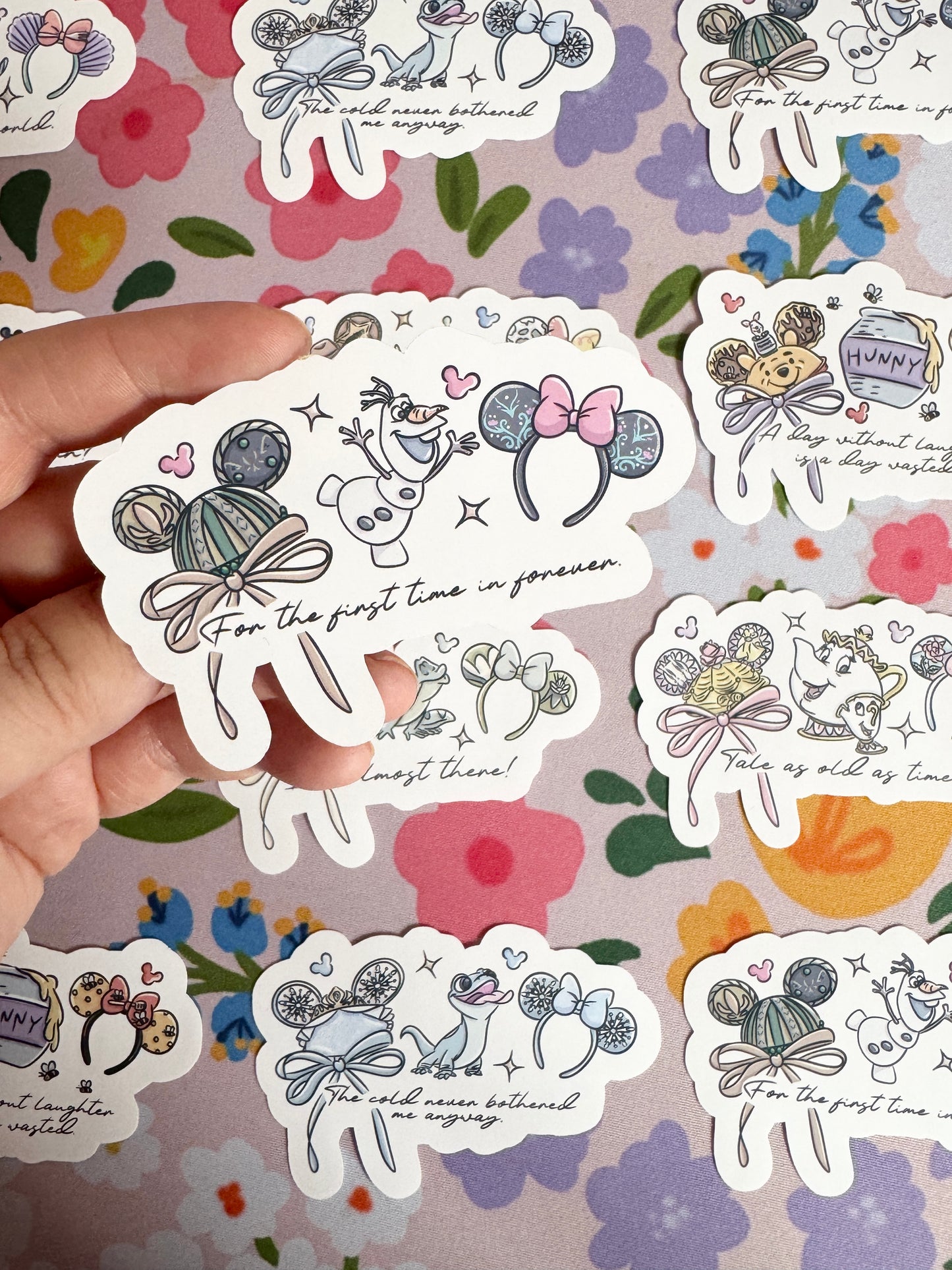 First Time In Forever Magical Vinyl Sticker