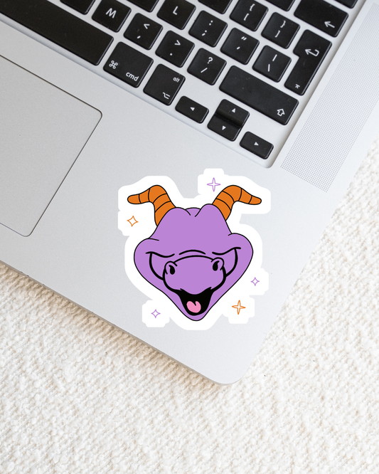 Imagination Dragon Big Face Vinyl Sticker