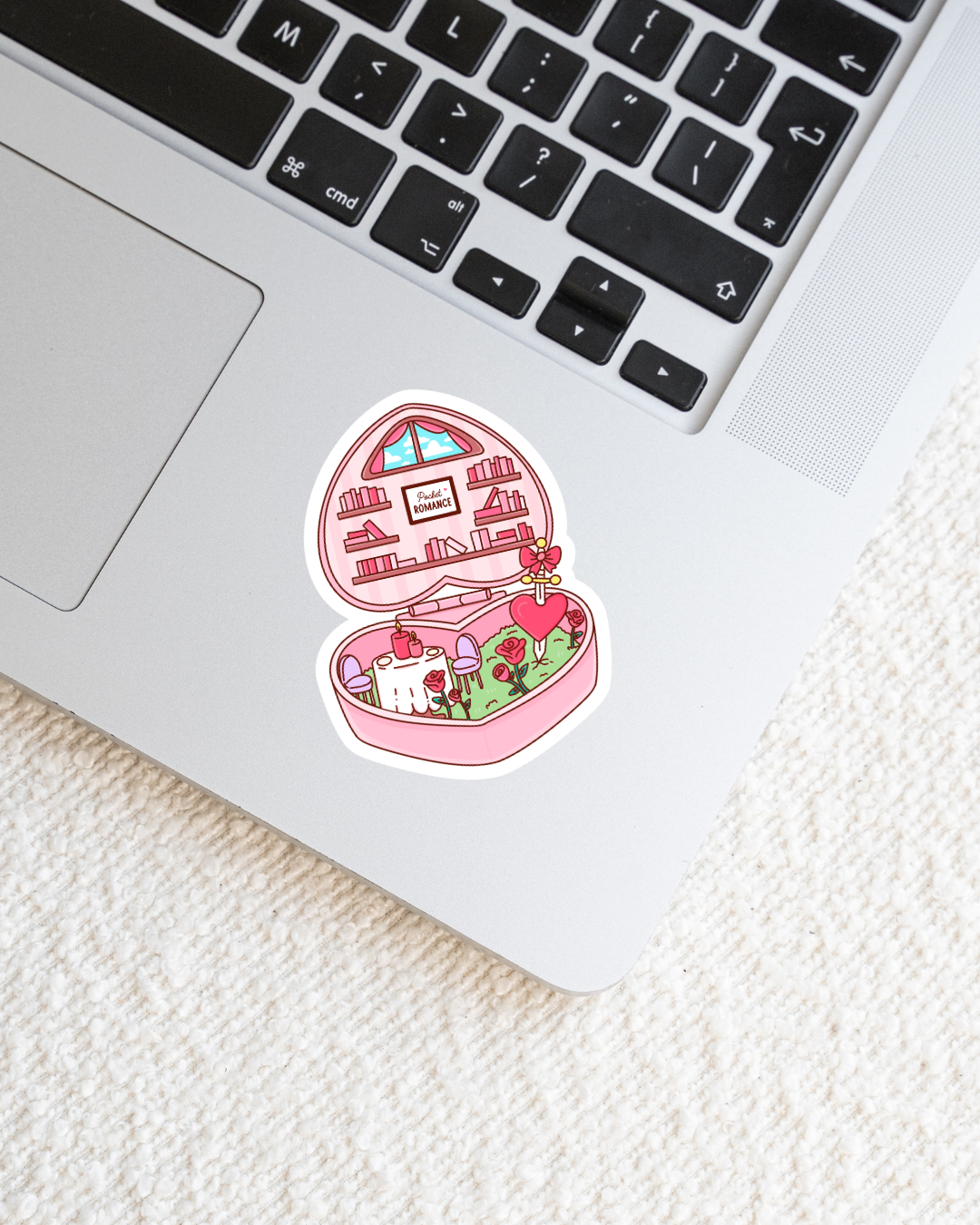 Romance Book Pocket World Vinyl Sticker