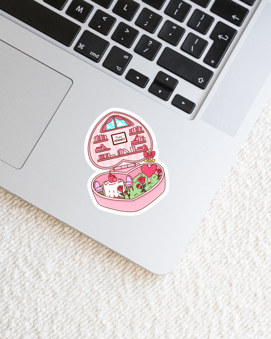 Romance Book Pocket World Vinyl Sticker