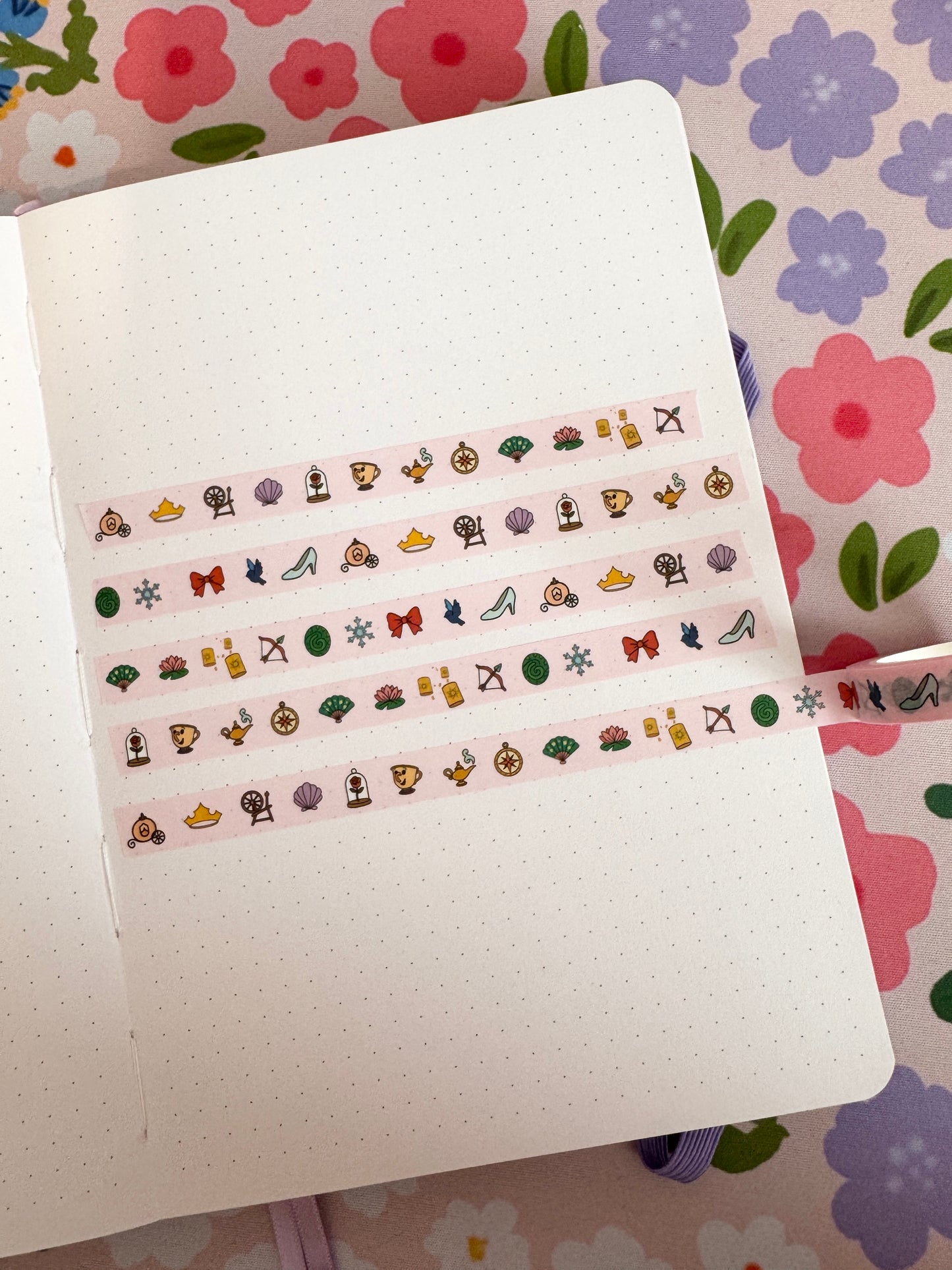 10mm Princess Icons Washi Tape