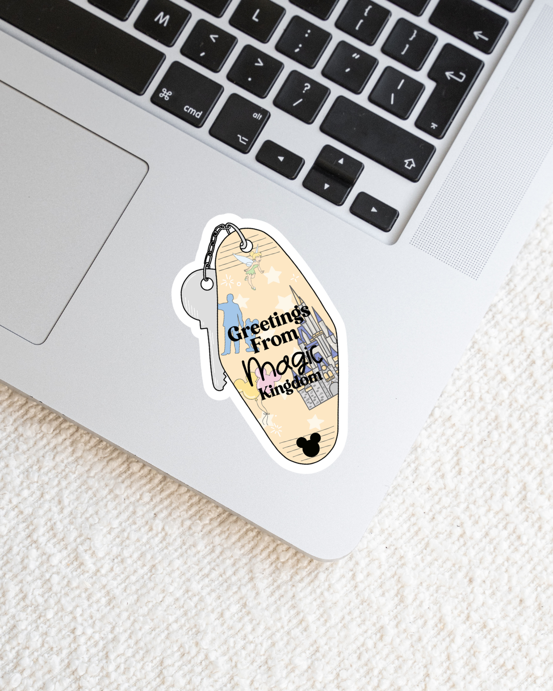 Greetings From Magical Parks Vinyl Stickers