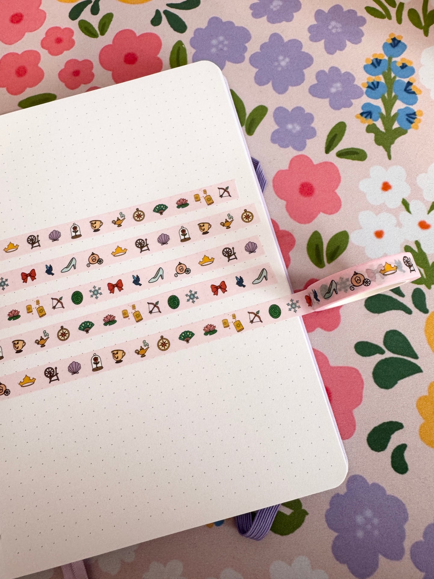 10mm Princess Icons Washi Tape