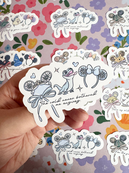 Let It Go Magical Vinyl Sticker