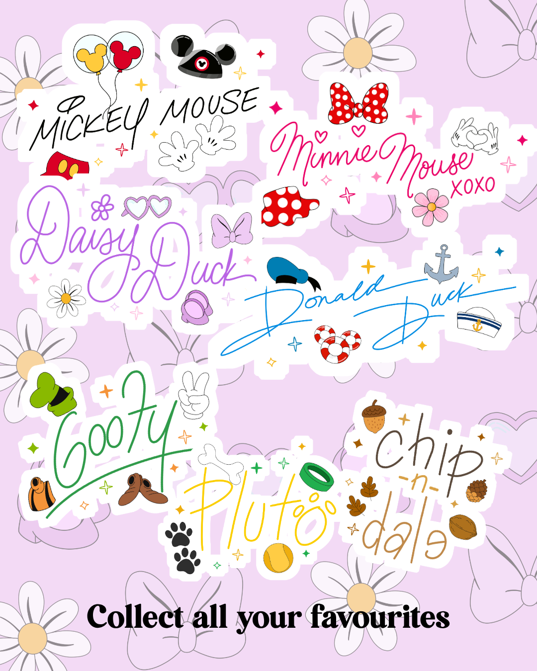 Magical Autograph Vinyl Sticker Collection