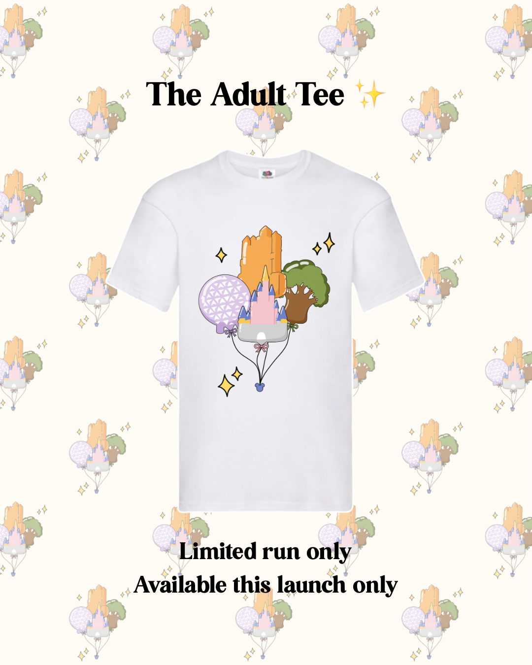 Limited Edition Park Icon Balloons Tee & Mouse Ears