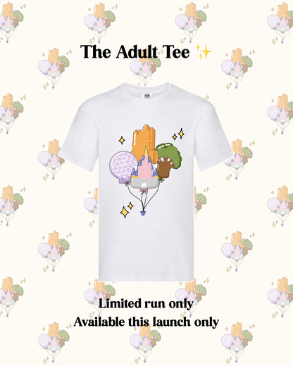 Limited Edition Park Icon Balloons Tee & Mouse Ears