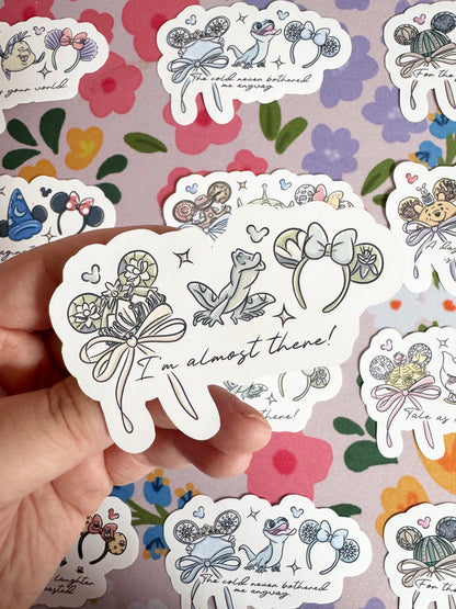 Almost There! Magical Vinyl Sticker