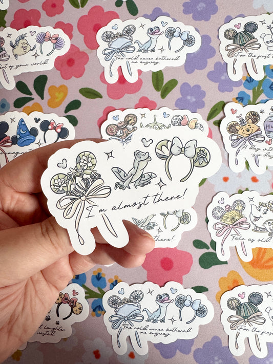 Almost There! Magical Vinyl Sticker