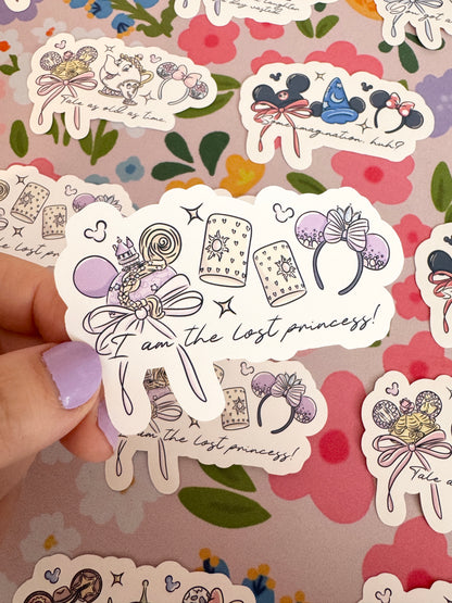 Lost Princess Magical Vinyl Sticker