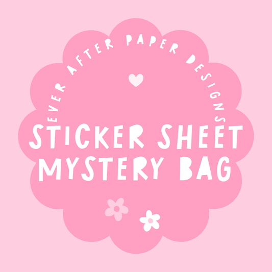 Wish Designs Small Sticker Sheet Mystery Grab Bag