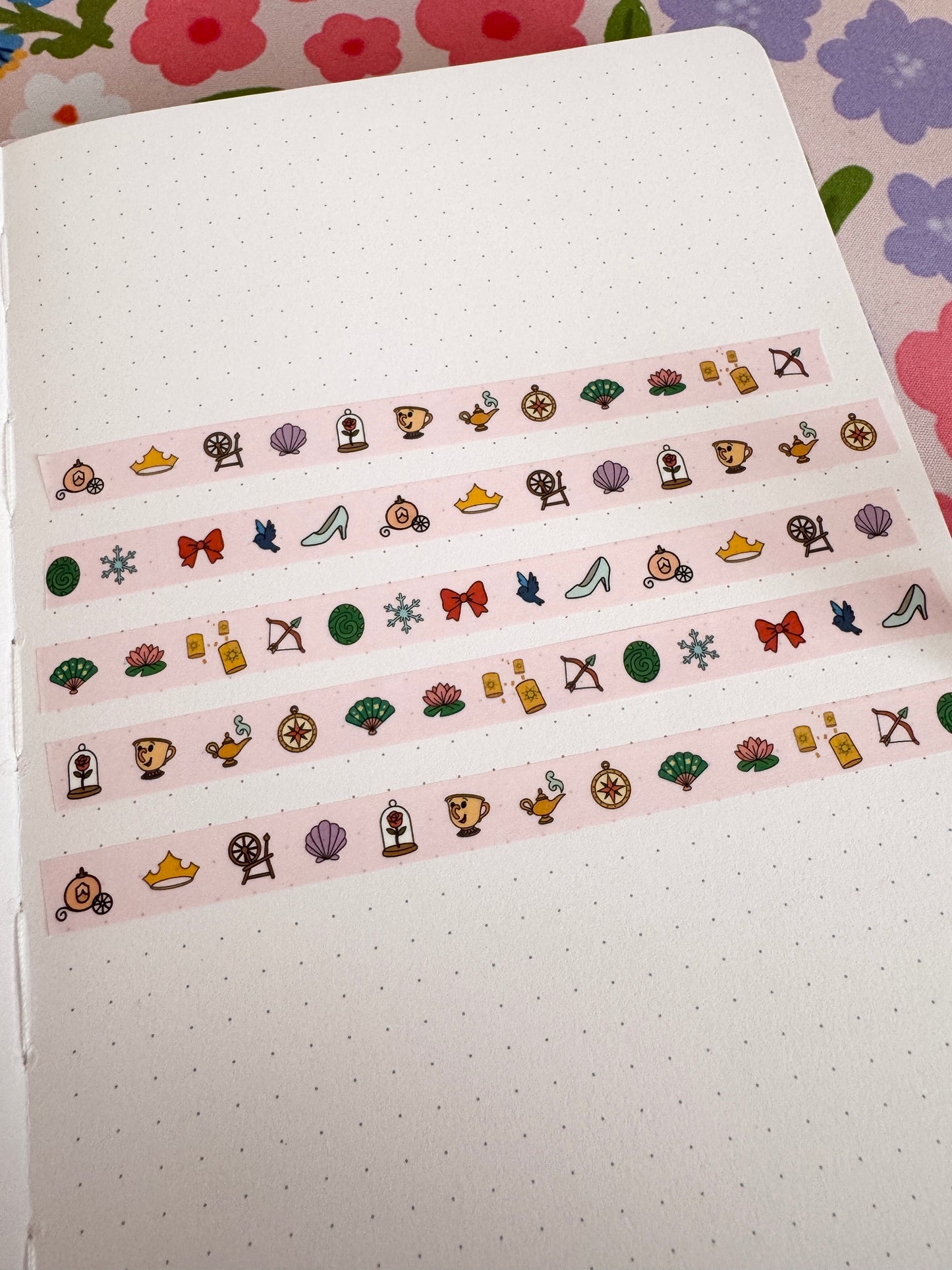10mm Princess Icons Washi Tape
