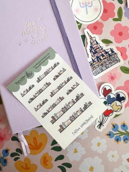 Festive Bookshelves Sticker Sheet
