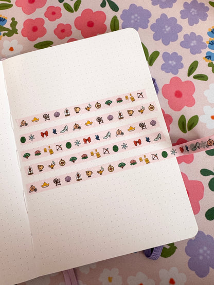 10mm Princess Icons Washi Tape