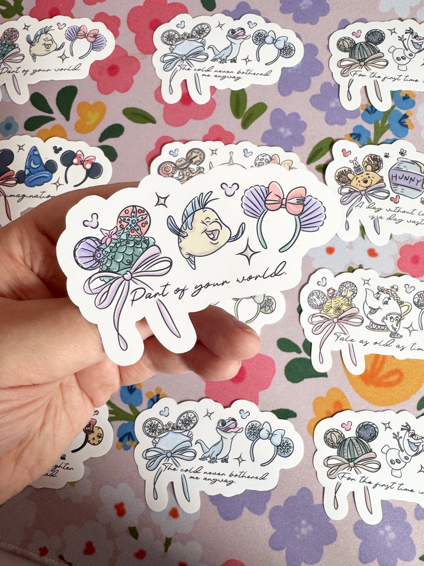 Part Of Your World Magical Vinyl Sticker